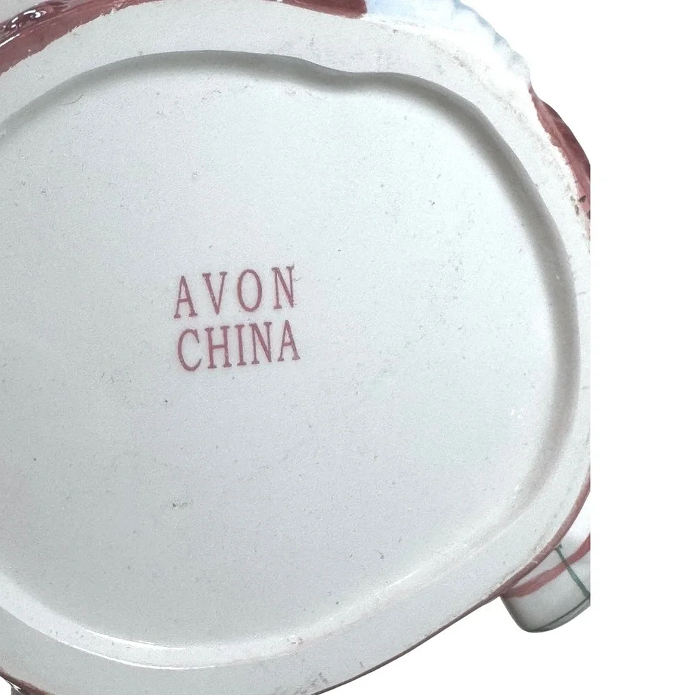 Avon China Santa Claus Nutcracker Creamer Pitcher‎ Christmas Collectible Novelty